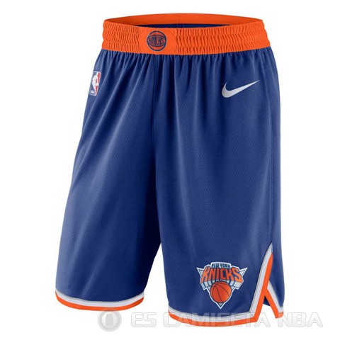 Pantalone New York Knicks 2017-18 Azul - Haga un click en la imagen para cerrar